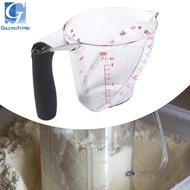Gazechimp 1 Cup Angled Measuring Cup Easy to Use Portable Food Grade Material 250ml