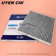 [ACTIVATED CARBON] Air conditioner filter for Santafe (13-18), Sedona (14-21), Sonata, Optima (Code: