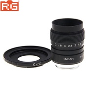 FUJIAN 25mm F1.4 C Mount CCTV f1.4 camera Lens +C-FX for Fuji Fujifilm X-E2 X-E1 X-Pro1 X-M1 he shan