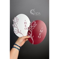 Vows book - Wedding promise card - Model 54
