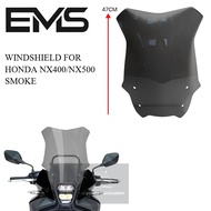 HONDA NX400/NX500 EMS Windshield Visor Motorcycle Windscreen High (47cm) Smoke