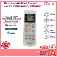 PANASONIC / NATIONAL AIR COND REMOTE CONTROL MULTI REPLACEMENT HUAYU (K-PN1122) AIRCOND
