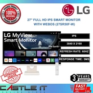 LG 27" Smart Monitor 27SR50F Full HD IPS webOS 27SR50F-W ThinQ Home Dashboard Magic Remote