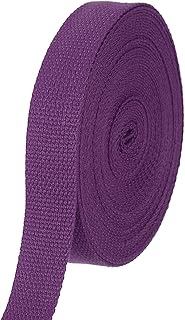 QUARKZMAN Cotton Strap 1 Inch 11 Yard Polyester Cotton Fabric Tape Twill Tape for Crafts and Crafts,