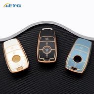 TPU Car Remote Key Cover Case Shell Fob for Mercedes Benz 2017 E Class W213 E200 E260 E300 E320 2018
