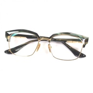 全新未使用商品 ▼ DITA DTX432 LOTOVA OPTICAL 眉框眼鏡淨CLEAR大理石紋金色 55□18-147 日本製造 男士