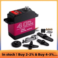 Waterproof Servo 40Kg High Torque Metal Gear Digital Servo for 1:8/1:10/1:12 RC Car Robot 180