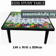 Abc table / kids study table / meja abc / folding table LEARNING TABLE MJA KANAK