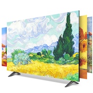 TV cover dust cover hanging LCD 55 inch 50 curved surface 65 European cover fabric computer TV set wall hanging