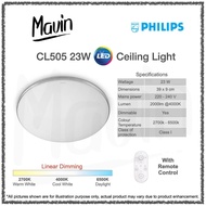 (2023 Latest Version) Philips CL505 LED Ceiling Light 23W Dimmable LED with Remote Control