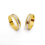 24K Gold & White Gold Plated Ring