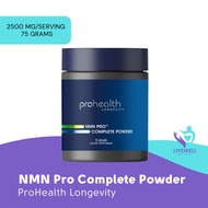 NMN Pro Complete (2500 mg/serving - 75 grams) by ProHealth Longevity เอ็นเอ็มเอ็น โปร คอมพลีส ชนิดผง