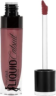 wet n wild MegaLast, Liquid Catsuit, Matte Lipstick, 924B Rebel Rose, 0.21 oz (6 g)