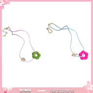 YOIOI Colorful Sunflower Beaded Necklace Bohemian Flower Necklace Handmade Bohemian Bead Necklace Cl