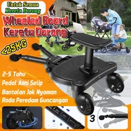 40KG Stroller Step Buggy Board Connector Baby Stroller Buggy Board Universal Child Stroller Pedal Ad