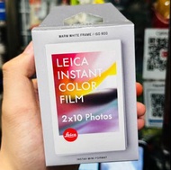 Leica Color Film Pack for Sofort Instax Mini Format 2 x 10 Photos Warm White Frame 拍立得 即影即有 彩色相紙