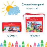FABER CASTELL Crayon Faber Castell 12 48 Color Hexagonal Oil Pastel Color/