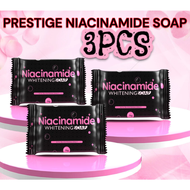 3/5 PCS PRESTIGE Niacinamide Soap Whitening Soap Skin Whitening Face Niacinamide Soap 75g