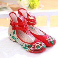 Embroidered Shoes Ethnic Style Dancing Shoes Ancient Hanfu Shoes