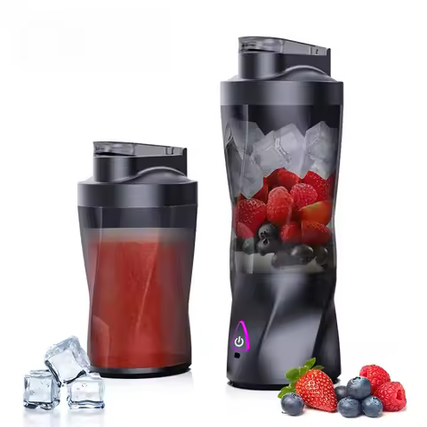 360W Portable Blender Juicer Cup 6000mAh Rechargeable Electric Fruit Mixer USB Wireless Smoothie Jui