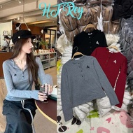 Slim, elegant basic embroidered sweater for lady H0038