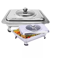 Ready Stock 💥 Stainless Steel 35x27 BUFFET TRAY SET / SERVING TRAY /FOOD PAN KENDURI SET CATERING