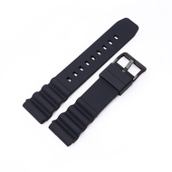 Waterproof Rubber Strap 20/22mm Width Silicone Bracelet 20mm 22mm Watch Band for Seiko 007 Diving Replacement Wristband Watches Accessories