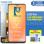 COMPATIBLE FOR REALME C30 C33 C30S LCD TOUCH SCREEN DIGITIZER DISPLAY GLASS SKRIN REPLACEMENT PART