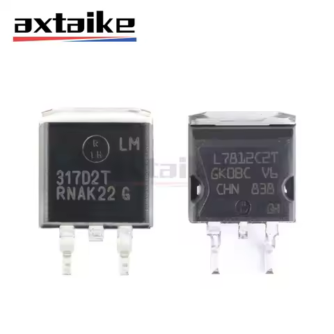 10PCS LM317D2T L7805 7806 7808 7809 7812 7815 7824 7905 7912 7915 CD2T L7805CD2T L7805C2T SMD TO263 