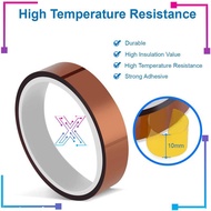 Bga Heating Tape High Temperature Resistance Tape Amber Polyimide Sticker For Phone Pcb Smt Solderin