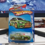 Hotwheels 2008 Lancer Evolution Variant Card