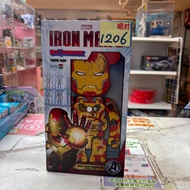 （旺角家樂坊17樓門市現貨）開封 Bearbrick BE@RBRICK  Iron Man Mark 42 Damage Ver. 400%
