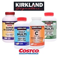 Kirkland Vitamin C 1000mg, Daily Multi, Super B-Complex & Silver Multi - Complete Health Supplements