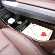 Suetlcoity For BMW X1 IX1 U11 2023-2025 TPE Black Car Central Control Storage Tray Pad Trim Interior