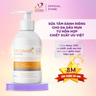 Sữa tắm Decumar Advanced 280ml giảm mụn mụn lưng làm sạch lỗ chân lông sáng da thâm mụn