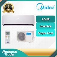 【FREE SHIPPING】MIDEA 2.5HP Blanc Inverter Series Wall Mounted Air Conditioner MSMA-22CRDN1