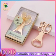 【WSC】 80th Birthday giveaways Anniversary Gifts Bottle Opener Souvenir for Birthday Giveaways person