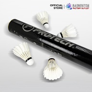PROTECH Platinum Edition Badminton Shuttlecocks - 100% Original Product with Premium Grade Goose Feather