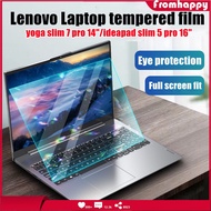 Laptop Screen Protector for Lenovo Ideapad 5 Pro 14 16  Full Coverage Protective Film Yoga Slim 7 Pro 14 Tempered Film