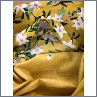→ 2-Pieces Mark & Spencer Yellow Floral Design Cotton Queen Pillowcase G2
