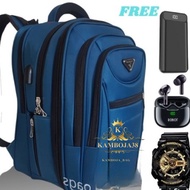 [ FREE BONUS TIGA HADIAH ] TAS RANSEL POLO MILANO 88372 POLO MILANO 20 INCH TAS POLO MILANO PRIA TAS