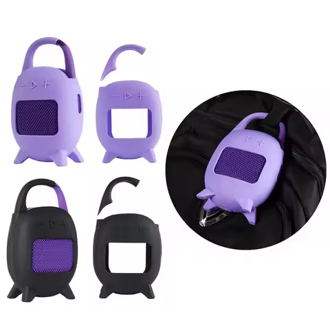 Silicone Protective Case for JBL Clip 5 Speaker Shockproof Anti Scratch Shell Skin Portable Cover fo