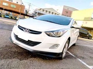 【全額貸】二手車 中古車 2013年 ELANTRA 白色 頂級沒螢幕