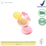 Azarine Covermatte Sunscreen Cushion SPF50+ PA++++ Long-Lasting Cushion Zero Oxidation Flawless