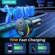 Joyroom JR-CL26 Usb Car Charger Adapter+2Type-C 70W