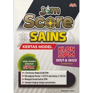 MAHIR | BUKU AKTIVITI | KSSM - JOM SCORE SPM SAINS - KERTAS MODEL KLON SPM ( 1511/1 & 1511/2 ) ( DWI