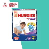 HUGGIES DRY PANTS SJP L 48S