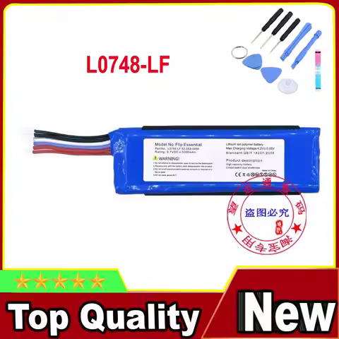 3000mAh YDLBAT Newest High-Quality L0748-LF For JBL Flip Essential Flip 3 Stealth Edition Flip 3 SE 