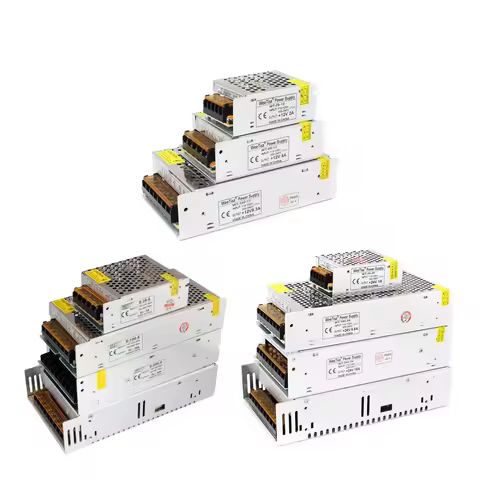 5V 12V 24V LED Power Supply AC 110V 220V to DC 5V 12V 24V LED Strip Light 12 Volt Switch Adapter Dri