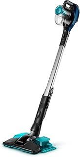 PHILIPS Wet &amp; Dry Stick Vacuum Cleaner SpeedPro Aqua - 180° LED lighting suction nozzle, mop &amp; handheld - FC6728/01